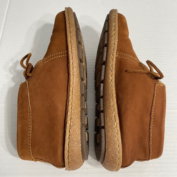 BORN Boots Chukka Loafer Lightweight Leather Boho Nuala  size 7 38 rust brown - Picture 7 of 12